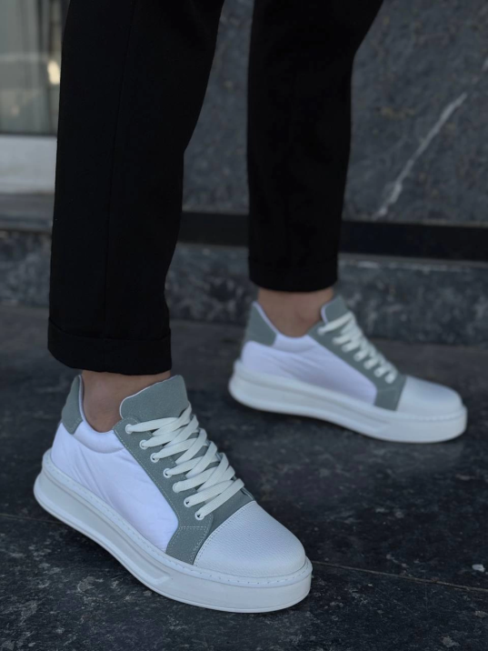 KB-X46 Kuback Beyaz Bebe Mavi Yüksek Beyaz Taban Günlük Spor Ayakkabı KB-X46 Kuback Beyaz Bebe Mavi Yüksek Beyaz Taban Günlük Spor Ayakkabı