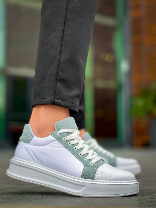 KB-X46 Kuback Beyaz Bebe Mavi Yüksek Beyaz Taban Günlük Spor Ayakkabı KB-X46 Kuback Beyaz Bebe Mavi Yüksek Beyaz Taban Günlük Spor Ayakkabı