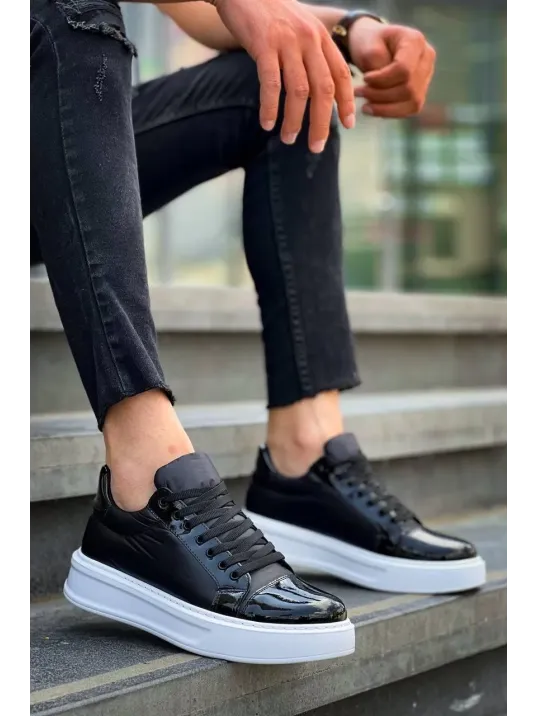 Kb-x46 Kuback Siyah Rugan Bağcıklı Günlük Erkek Ayakkabı Kb-x46 Kuback Siyah Rugan Bağcıklı Günlük Erkek Ayakkabı