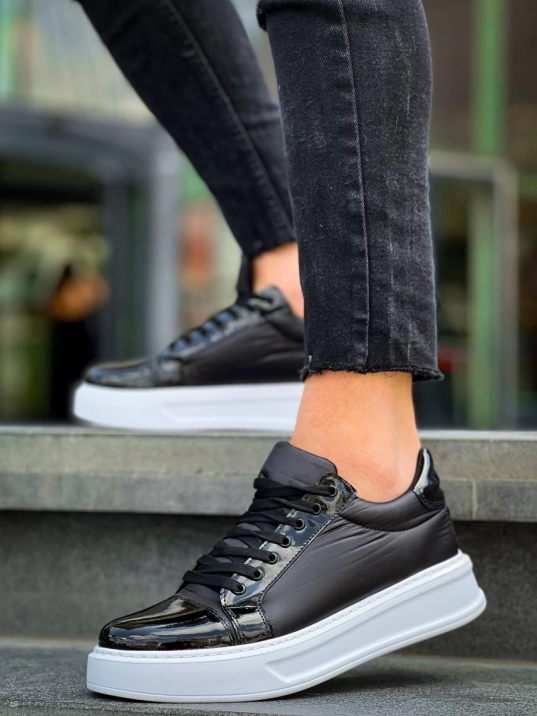 KB-X46 Kuback Siyah Rugan Bağcıklı  Günlük Erkek Ayakkabı KB-X46 Kuback Siyah Rugan Bağcıklı  Günlük Erkek Ayakkabı