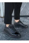 Kb-x46 Kuback Siyah Rugan Yüksek Siyah Taban Günlük Spor Ayakkabı Kb-x46 Kuback Siyah Rugan Yüksek Siyah Taban Günlük Spor Ayakkabı