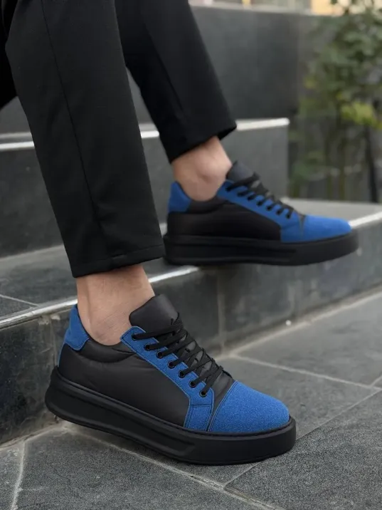 Kb-x46 Kuback Siyah Sax Mavi Yüksek Siyah Taban Günlük Spor Ayakkabı Kb-x46 Kuback Siyah Sax Mavi Yüksek Siyah Taban Günlük Spor Ayakkabı