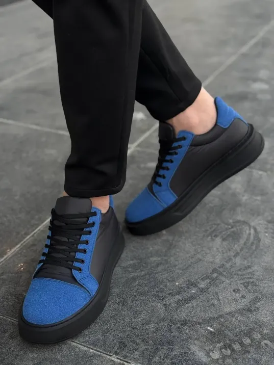 Kb-x46 Kuback Siyah Sax Mavi Yüksek Siyah Taban Günlük Spor Ayakkabı Kb-x46 Kuback Siyah Sax Mavi Yüksek Siyah Taban Günlük Spor Ayakkabı