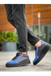 Kb-x46 Kuback Siyah Sax Mavi Yüksek Siyah Taban Günlük Spor Ayakkabı Kb-x46 Kuback Siyah Sax Mavi Yüksek Siyah Taban Günlük Spor Ayakkabı