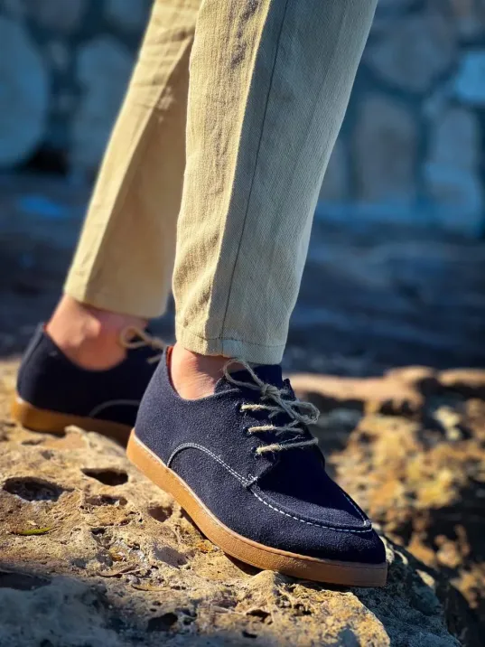 Kb-x5 Kuback Lacivert Süet Bağcıklı Günlük Erkek Ayakkabı Kb-x5 Kuback Lacivert Süet Bağcıklı Günlük Erkek Ayakkabı