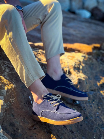 KB-X5 Kuback Lacivert  Süet Bağcıklı  Günlük Erkek Ayakkabı KB-X5 Kuback Lacivert  Süet Bağcıklı  Günlük Erkek Ayakkabı