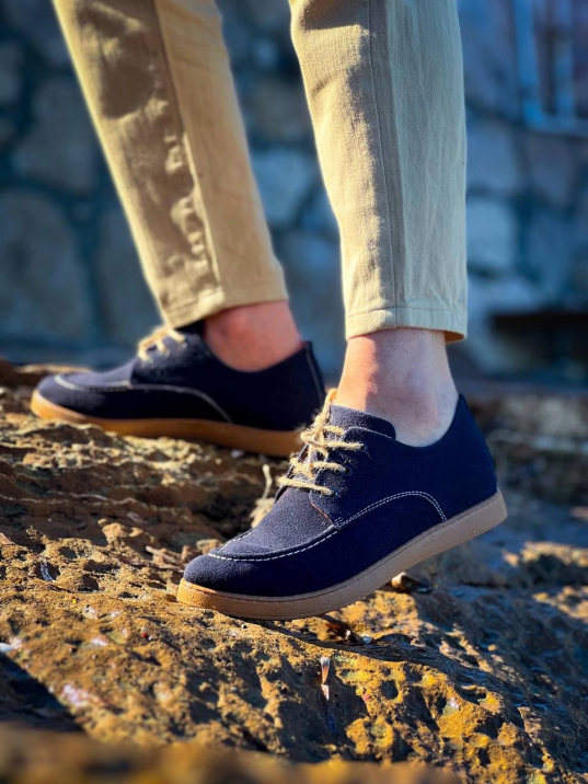 KB-X5 Kuback Lacivert  Süet Bağcıklı  Günlük Erkek Ayakkabı KB-X5 Kuback Lacivert  Süet Bağcıklı  Günlük Erkek Ayakkabı