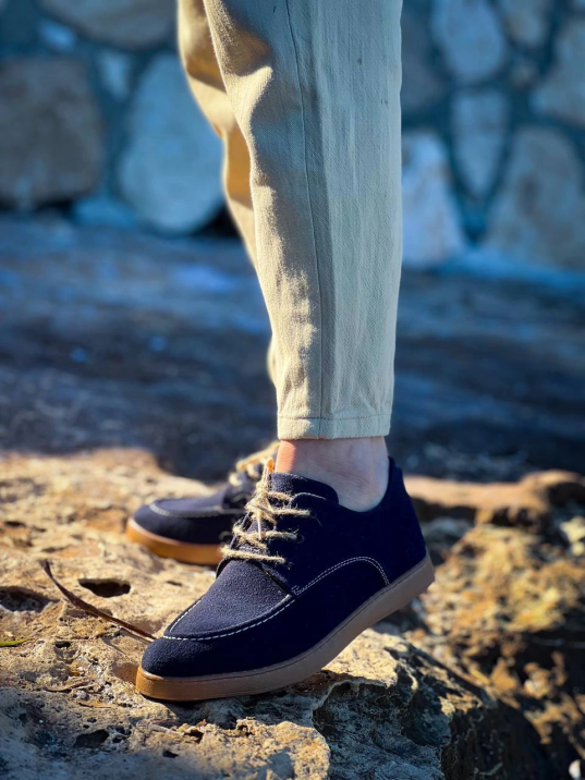 KB-X5 Kuback Lacivert  Süet Bağcıklı  Günlük Erkek Ayakkabı KB-X5 Kuback Lacivert  Süet Bağcıklı  Günlük Erkek Ayakkabı