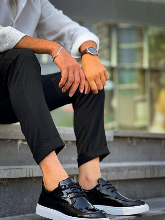 KB-X5 Kuback Siyah Rugan Günlük Erkek Ayakkabı KB-X5 Kuback Siyah Rugan Günlük Erkek Ayakkabı