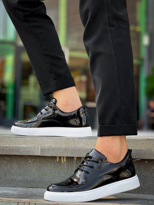 KB-X5 Kuback Siyah Rugan Günlük Erkek Ayakkabı KB-X5 Kuback Siyah Rugan Günlük Erkek Ayakkabı