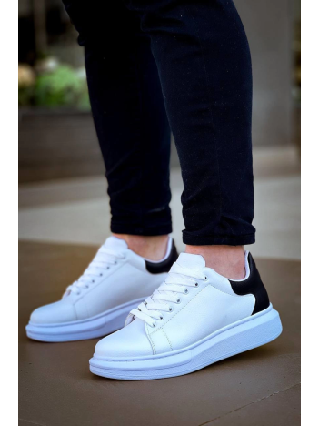 KB-X500  Kuback Bağcıklı Beyaz Siyah  Günlük Erkek Ayakkabı KB-X500  Kuback Bağcıklı Beyaz Siyah  Günlük Erkek Ayakkabı