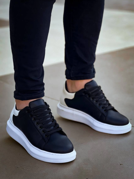 KB-X500  Kuback  Bağcıklı Siyah Beyaz  Günlük Erkek Ayakkabı KB-X500  Kuback  Bağcıklı Siyah Beyaz  Günlük Erkek Ayakkabı