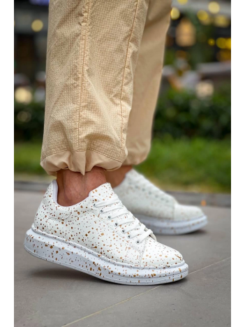 KB-X500  Kuback Beyaz Gold  Bağcıklı  Günlük Erkek  Ayakkabı KB-X500  Kuback Beyaz Gold  Bağcıklı  Günlük Erkek  Ayakkabı