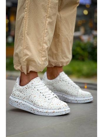 KB-X500  Kuback Beyaz Gold  Bağcıklı  Günlük Erkek  Ayakkabı KB-X500  Kuback Beyaz Gold  Bağcıklı  Günlük Erkek  Ayakkabı