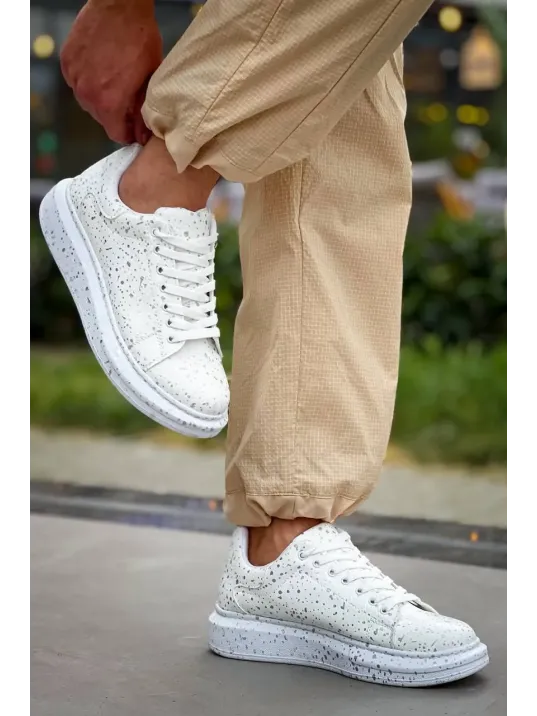 Kb-x500 Kuback Beyaz Silwer Bağcıklı Günlük Erkek Ayakkabı Kb-x500 Kuback Beyaz Silwer Bağcıklı Günlük Erkek Ayakkabı