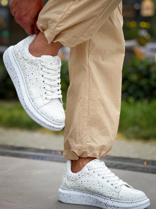 KB-X500  Kuback  Beyaz Silwer  Bağcıklı  Günlük Erkek  Ayakkabı KB-X500  Kuback  Beyaz Silwer  Bağcıklı  Günlük Erkek  Ayakkabı