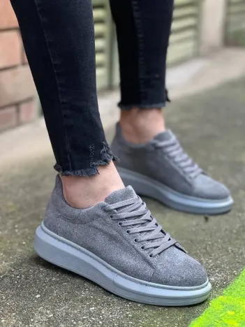 Kb-x500 Kuback Gri Süet Yüksek Taban Bağcıklı Günlük Erkek Ayakkabı Kb-x500 Kuback Gri Süet Yüksek Taban Bağcıklı Günlük Erkek Ayakkabı