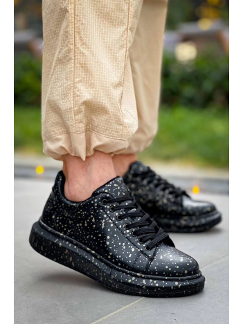 KB-X500  Kuback Siyah Gold  Bağcıklı  Günlük Erkek  Ayakkabı KB-X500  Kuback Siyah Gold  Bağcıklı  Günlük Erkek  Ayakkabı