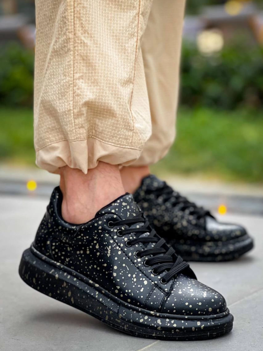 KB-X500  Kuback Siyah Gold  Bağcıklı  Günlük Erkek  Ayakkabı KB-X500  Kuback Siyah Gold  Bağcıklı  Günlük Erkek  Ayakkabı