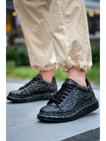 KB-X500  Kuback Siyah Gold  Bağcıklı  Günlük Erkek  Ayakkabı KB-X500  Kuback Siyah Gold  Bağcıklı  Günlük Erkek  Ayakkabı