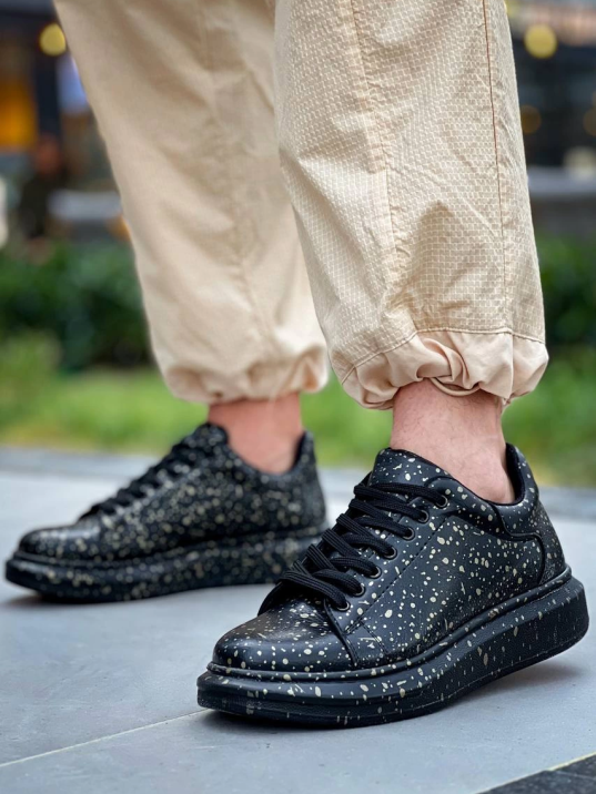 KB-X500  Kuback Siyah Gold  Bağcıklı  Günlük Erkek  Ayakkabı KB-X500  Kuback Siyah Gold  Bağcıklı  Günlük Erkek  Ayakkabı