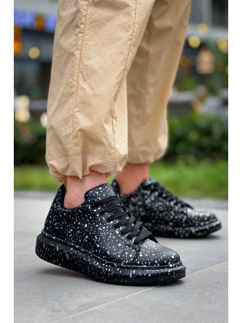 KB-X500  Kuback Siyah Silwer  Bağcıklı  Günlük Erkek  Ayakkabı KB-X500  Kuback Siyah Silwer  Bağcıklı  Günlük Erkek  Ayakkabı