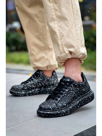 KB-X500  Kuback Siyah Silwer  Bağcıklı  Günlük Erkek  Ayakkabı KB-X500  Kuback Siyah Silwer  Bağcıklı  Günlük Erkek  Ayakkabı