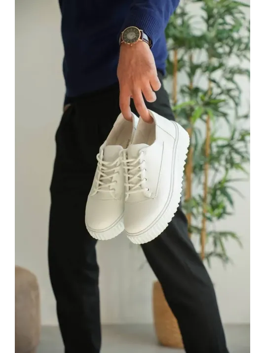 Kb-x516 Kuback Beyaz Cilt Günlük Erkek Ayakkabı Kb-x516 Kuback Beyaz Cilt Günlük Erkek Ayakkabı