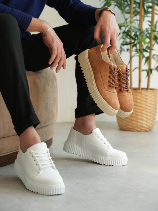 KB-X516 Kuback Beyaz Cilt Günlük Erkek Ayakkabı KB-X516 Kuback Beyaz Cilt Günlük Erkek Ayakkabı