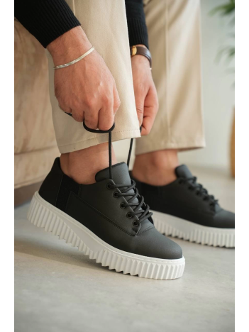 KB-X516 Kuback Siyah Cilt Günlük Erkek Ayakkabı KB-X516 Kuback Siyah Cilt Günlük Erkek Ayakkabı