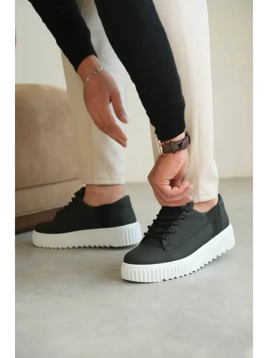 Kb-x516 Kuback Siyah Cilt Günlük Erkek Ayakkabı Kb-x516 Kuback Siyah Cilt Günlük Erkek Ayakkabı