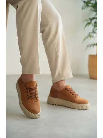 Kb-x516 Kuback Taba Süet Günlük Erkek Ayakkabı