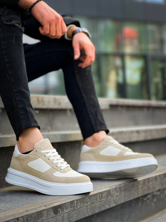 KB-X8 Kuback Bej Keten Süet Yüksek Taban Günlük Spor Ayakkabı KB-X8 Kuback Bej Keten Süet Yüksek Taban Günlük Spor Ayakkabı