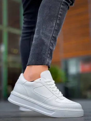 Kb-x8 Kuback Beyaz Cilt Beyaz Yüksek Taban Günlük Spor Ayakkabı Kb-x8 Kuback Beyaz Cilt Beyaz Yüksek Taban Günlük Spor Ayakkabı