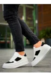 Kb-x8 Kuback Beyaz Siyah Cilt Yüksek Taban Günlük Spor Ayakkabı Kb-x8 Kuback Beyaz Siyah Cilt Yüksek Taban Günlük Spor Ayakkabı