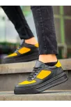 Kb-x8 Kuback Siyah Sarı Cilt Yüksek Taban Günlük Spor Ayakkabı Kb-x8 Kuback Siyah Sarı Cilt Yüksek Taban Günlük Spor Ayakkabı