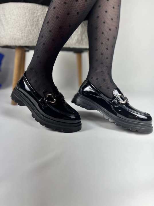 KB-ZN101 Kuback Kömür Rugan Günlük Kadın Babet KB-ZN101 Kuback Kömür Rugan Günlük Kadın Babet