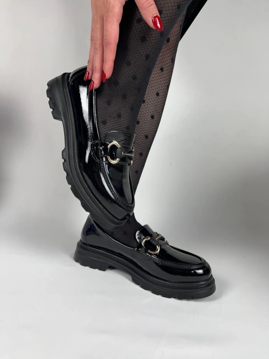 KB-ZN101 Kuback Kömür Rugan Günlük Kadın Babet KB-ZN101 Kuback Kömür Rugan Günlük Kadın Babet