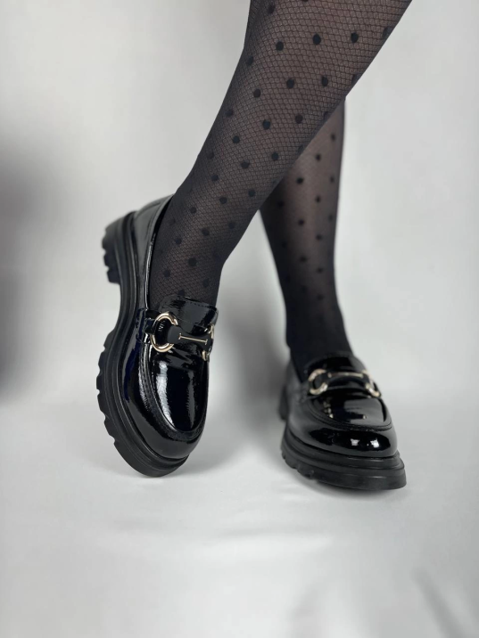 KB-ZN101 Kuback Kömür Rugan Günlük Kadın Babet KB-ZN101 Kuback Kömür Rugan Günlük Kadın Babet