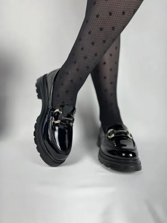 Kb-zn101 Kuback Kömür Rugan Günlük Kadın Babet Kb-zn101 Kuback Kömür Rugan Günlük Kadın Babet