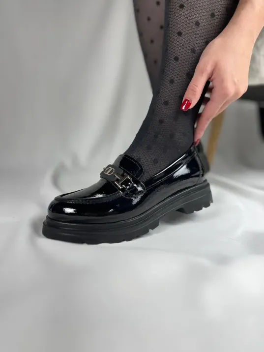 Kb-zn102 Kuback Kömür Rugan Günlük Kadın Babet Kb-zn102 Kuback Kömür Rugan Günlük Kadın Babet