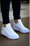 Kb047  Kuback Beyaz Cilt Günlük Erkek  Ayakkabı