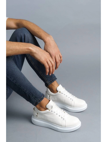 KB047  Kuback Beyaz Crocodile Günlük Erkek  Ayakkabı KB047  Kuback Beyaz Crocodile Günlük Erkek  Ayakkabı