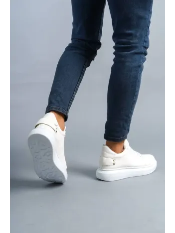 Kb047  Kuback Beyaz Crocodile Günlük Erkek  Ayakkabı