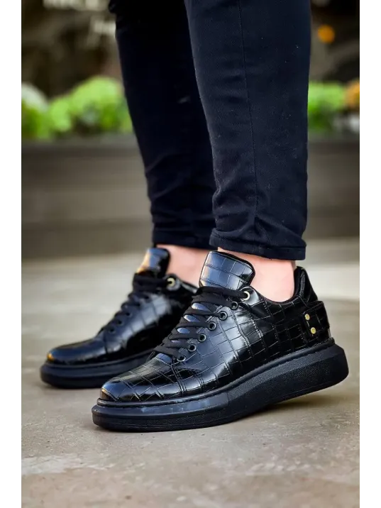 Kb047 Kuback Kömür Crocodile Günlük Erkek Ayakkabı Kb047 Kuback Kömür Crocodile Günlük Erkek Ayakkabı