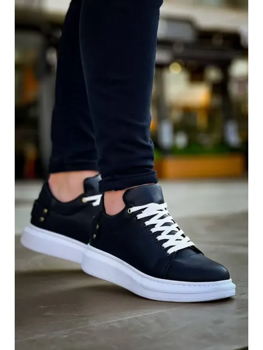 Kb047 Kuback Siyah Cilt Günlük Erkek Ayakkabı Kb047 Kuback Siyah Cilt Günlük Erkek Ayakkabı