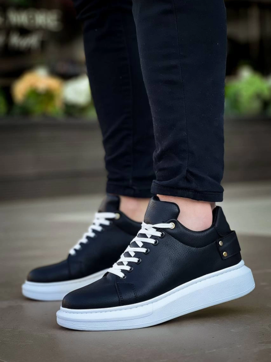 KB047  Kuback Siyah Cilt Günlük Erkek  Ayakkabı KB047  Kuback Siyah Cilt Günlük Erkek  Ayakkabı