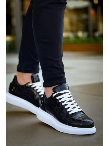 KB047  Kuback SİYAH Crocodile Günlük Erkek  Ayakkabı KB047  Kuback SİYAH Crocodile Günlük Erkek  Ayakkabı