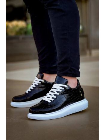 KB047  Kuback SİYAH Crocodile Günlük Erkek  Ayakkabı KB047  Kuback SİYAH Crocodile Günlük Erkek  Ayakkabı