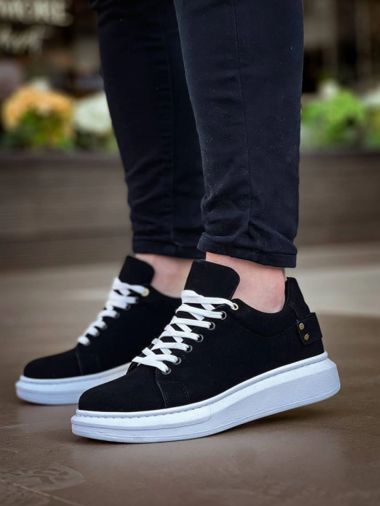 KB047  Kuback Siyah Süet Günlük Erkek  Ayakkabı KB047  Kuback Siyah Süet Günlük Erkek  Ayakkabı